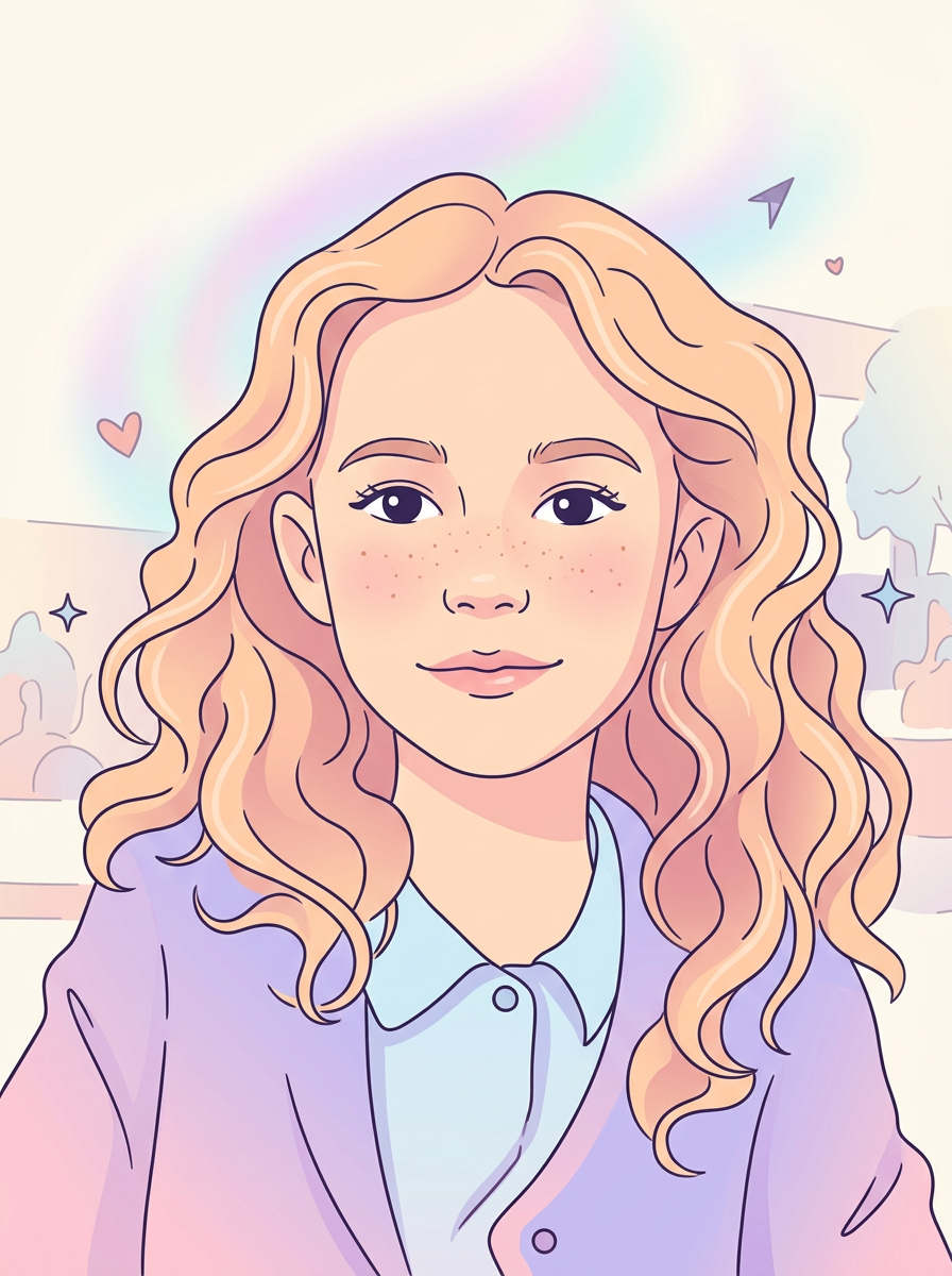 Sophia, a 9-year-old learner